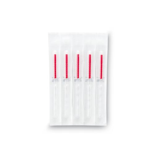 SEIRIN ® tipo B – 0,16 x 15mm, rojo, 100 agujas por caja, 1017648 [S-B1615], Silicone-Coated Acupuncture Needles