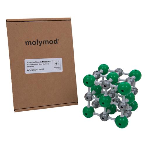 Cloruro sódico (NaCl), molymod®, 1005281 [W19705], Modelos moleculares