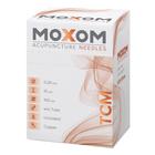 Acupuncture needles with copper handle - MOXOM TCM 100 pcs. (Uncoated) 0,20 x 15 mm, 1022100, Agulhas de acupuntura MOXOM