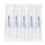 SEIRIN ® Tipo J15 – 0,10 x 15 mm, azul oscuro, 100 piezas por caja., 1015547 [S-J1015], Silicone-Coated Acupuncture Needles (Small)